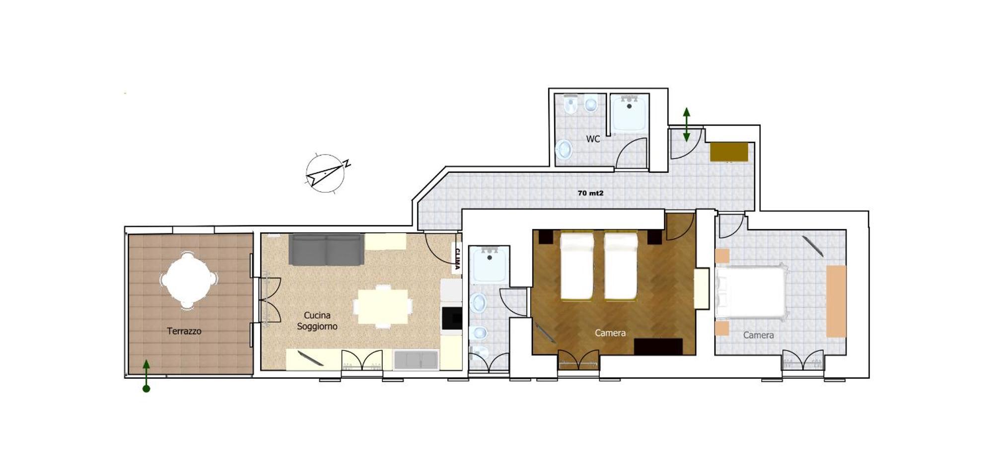 Villa Virginia Bordighera Bilik gambar