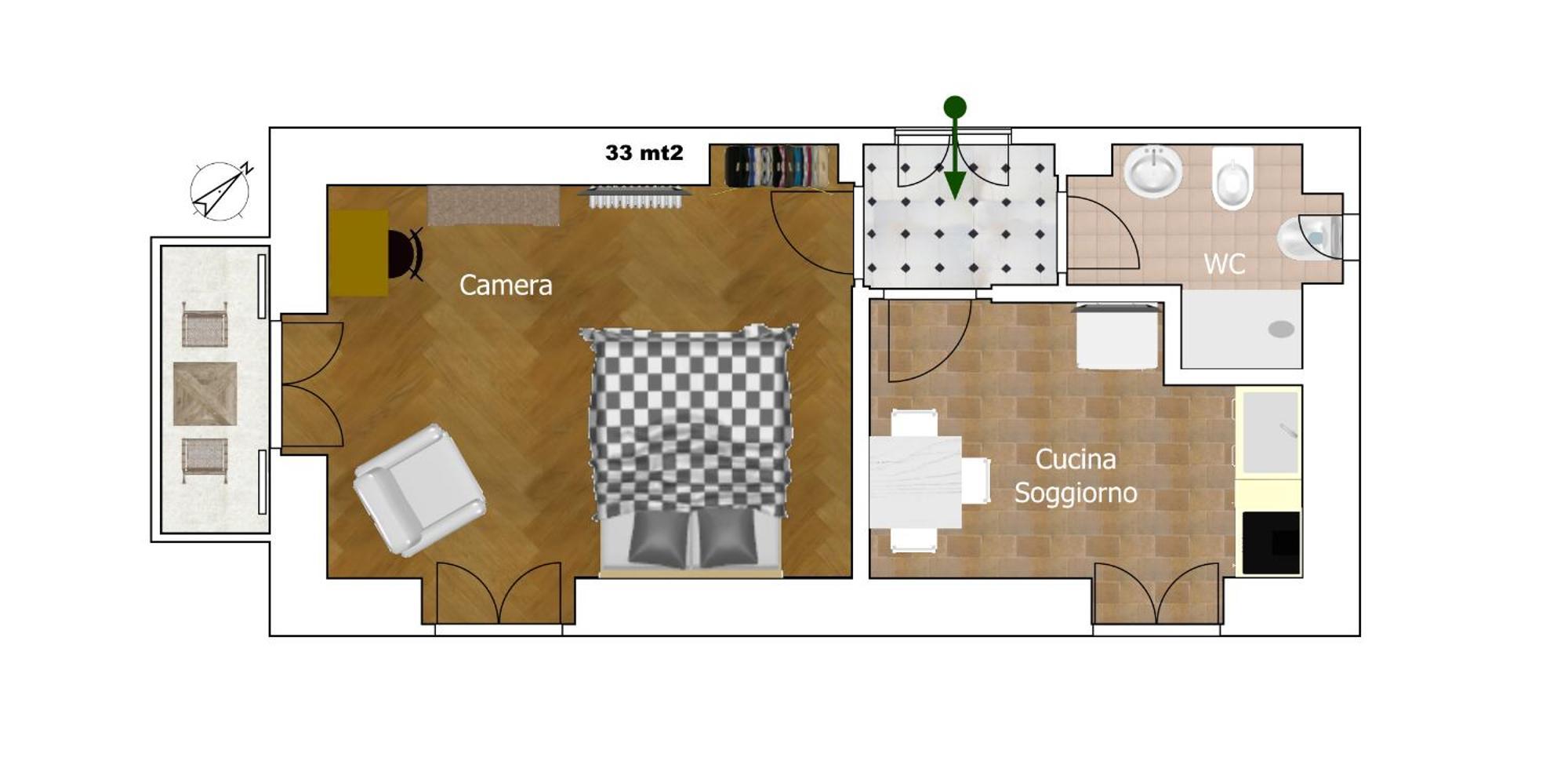 Villa Virginia Bordighera Bilik gambar